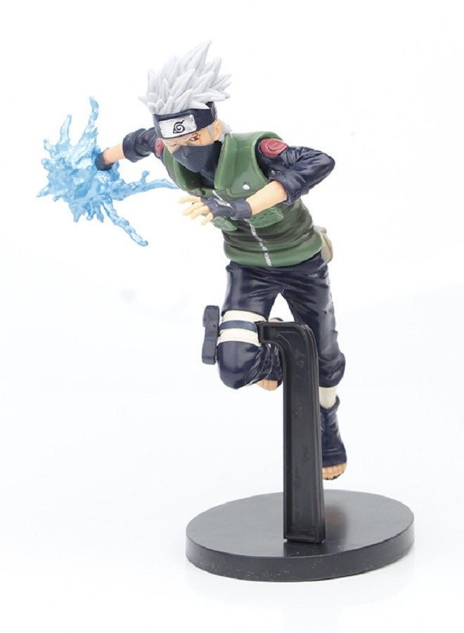 Naruto Battle Form Kakashi Handmade Model Doll Car Decoration - Image 1